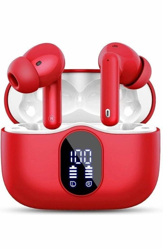 Wireless Earbuds with LED Display